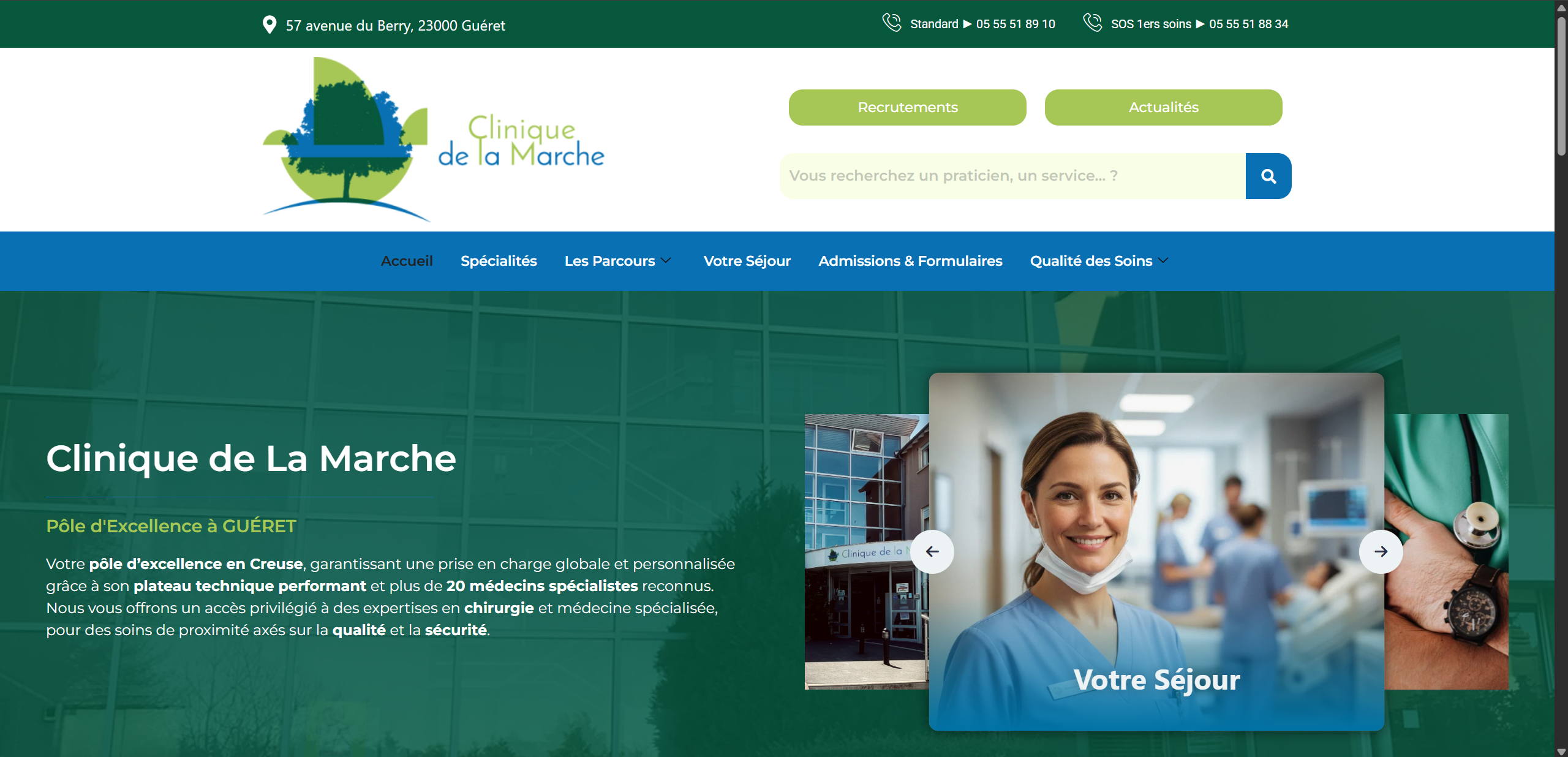 site clinique la marche APRES